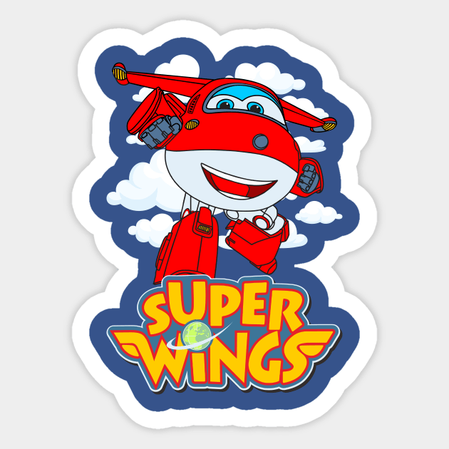 Super Wings Sticker by Baby Kids Zone